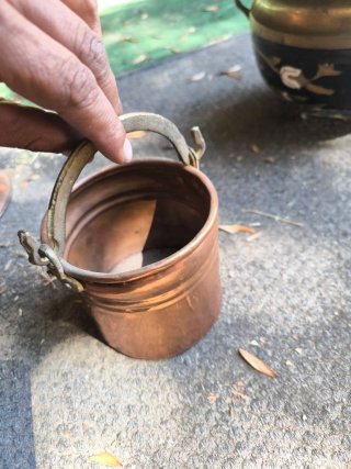 Juego de piezas de cobre