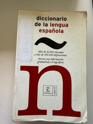 Lote Diccionarios Sinónimos, ingles y Lengua