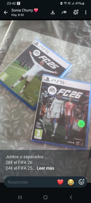 EA Sports FC 26 PS5 Juego Deporte