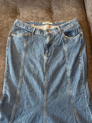 Falda larga Zara Talla L/XL Azul