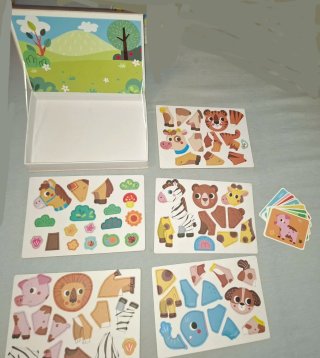 Juego Magnético Mundo Diver Animales 81 Piezas