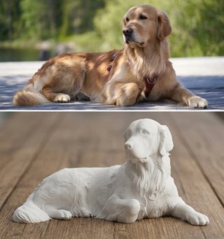 Réplica mascota impresa en 3D personalizada