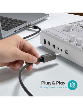 Cavo DigitalLife MIDI USB C a U