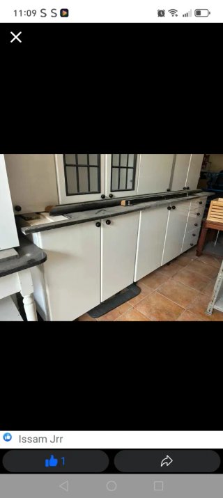 Cocina modular blanca