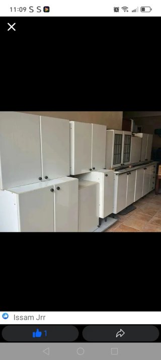 Cocina modular blanca