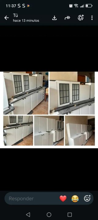 Cocina modular blanca