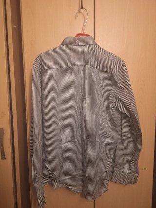 Camisa Robert Graham Rayas Negras y Blancas
