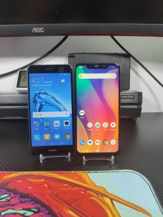 Huawei Y7 y Vsmart Active 1 Negro