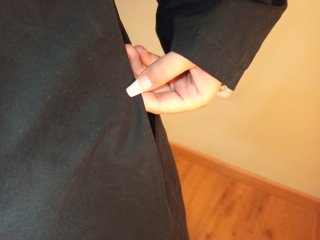 Chaqueta larga Zara botones
