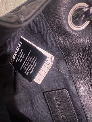 Bolso Zadig & Voltaire Negro Piel Acolchado