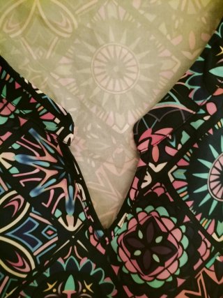 Camisa estampada mujer talla XXXL