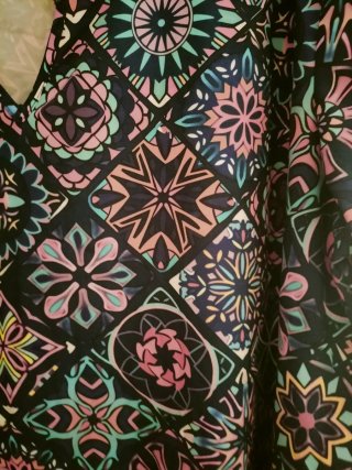 Camisa estampada mujer talla XXXL