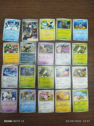 Cromos de Pokémon variados