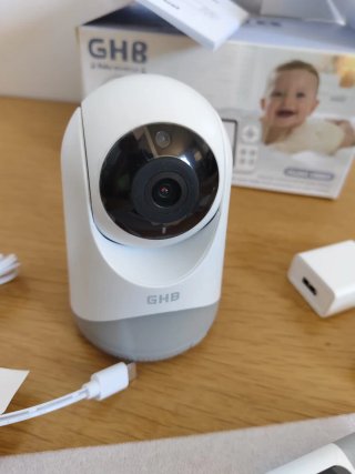 GHB Cámara Vigilancia Bebé 5 IPS 720P