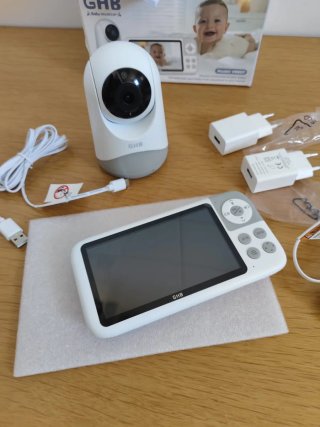 GHB Cámara Vigilancia Bebé 5 IPS 720P