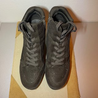 Botines marrones vintage con brillos talla 39