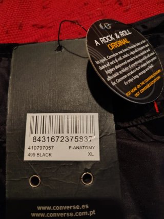 Bermuda Converse Calaveras Negra/Gris Talla L/XL