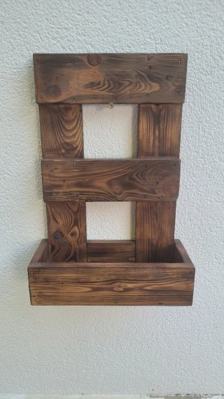 Jardinera Pared Madera Reciclada Tipo Palet