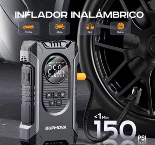 Arrancador Coche 12000A + Inflador Aire