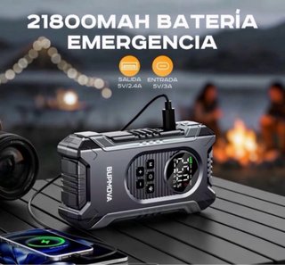 Arrancador Coche 12000A + Inflador Aire