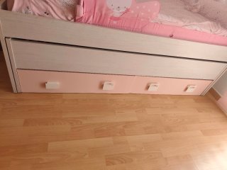 Cama doble con cajones y somieres 2 de regalo
