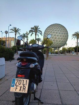 Moto Scooter Negra