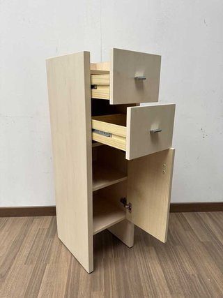 MUEBLE COLUMNA COLOR MADERA 110CM