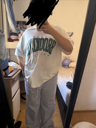 Pantalones rayas azules y blancas