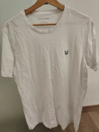 Camiseta Jack & Jones blanca talla L