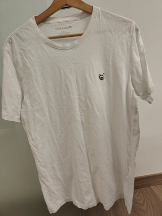 Camiseta Jack & Jones blanca talla L