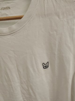 Camiseta Jack & Jones blanca talla L