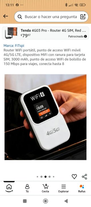 Router WiFi Tenda 4G03 Pro 4G SIM
