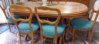 Mueble de salón madera y cristal