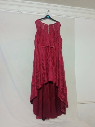 Vestido rojo con vuelo