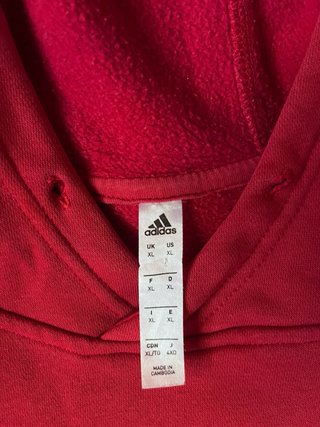 Sudadera Adidas Roja