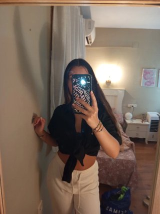 Camisa negra larga