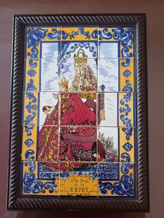Azulejo Virgen de los Reyes Colección ABC