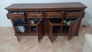Credenza in legno massello rustico