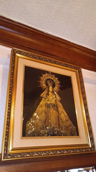 Cuadro Virgen de Gracia Puertollano Relieve