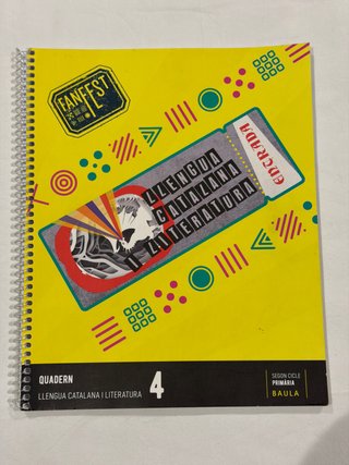 Quadern Llengua catalana i literatura 4t Primàr...
