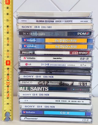 18 custodie per CD e DVD