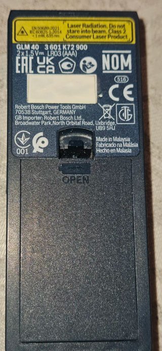 Medidor Láser Bosch profesional GLM 40