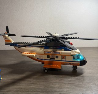 Set Lego elicottero sos naufragio #7738