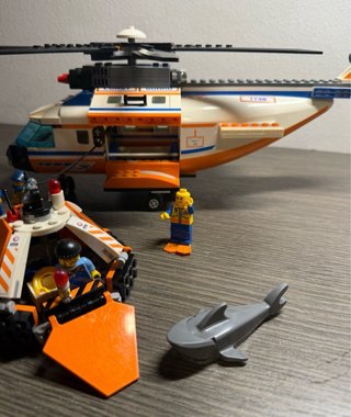 Set Lego elicottero sos naufragio #7738