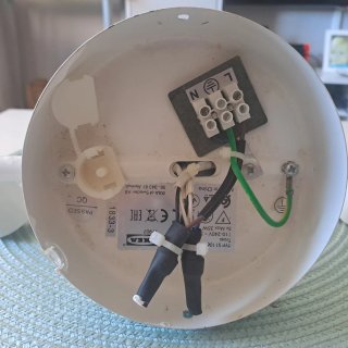 Lámpara Techo Ikea Triple Blanca