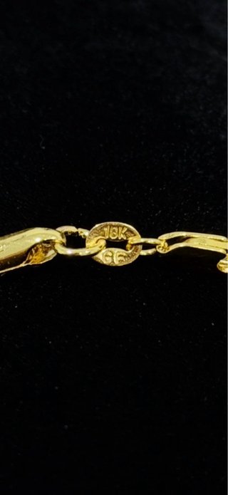 Collar plata - chapado en oro 18K