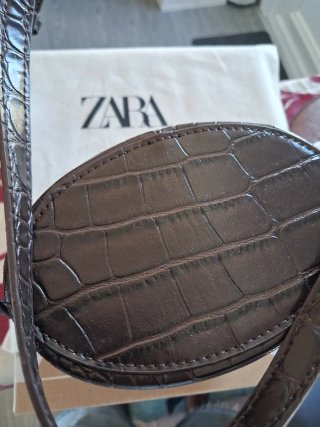 Bolso Zara efecto piel cocodrilo