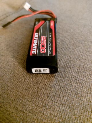 Batería Lipo Ultimate 7.4V 2500mAh