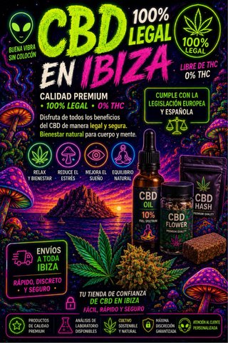 Hierbas CBD 100% Legales Relajantes y Anti-Estrés
