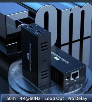 Extensor HDMI 4K 60Hz 50m (Emisor+Receptor)